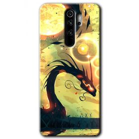 Xiaomi Redmi Note 8 Pro Digital Dragon Baskılı Uyumlu Silikon Kılıf