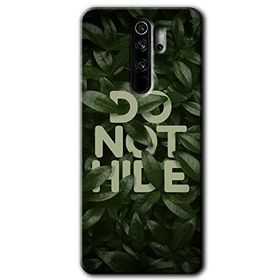 Xiaomi Redmi Note 8 Pro Do Not Hide Baskılı Uyumlu Silikon Kılıf