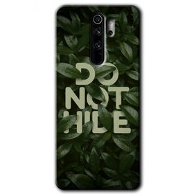 Xiaomi Redmi Note 8 Pro Do Not Hide Baskılı Uyumlu Silikon Kılıf