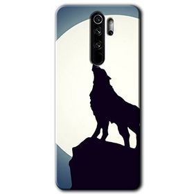 Xiaomi Redmi Note 8 Pro Dolunay Bozkurt Baskılı Uyumlu Silikon Kılıf