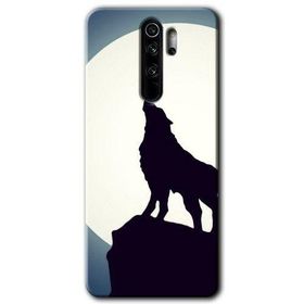 Xiaomi Redmi Note 8 Pro Dolunay Bozkurt Baskılı Uyumlu Silikon Kılıf