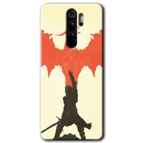 Xiaomi Redmi Note 8 Pro Dragon Hunter 1 Baskılı Uyumlu Silikon Kılıf