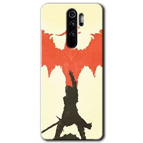Xiaomi Redmi Note 8 Pro Dragon Hunter 1 Baskılı Uyumlu Silikon Kılıf