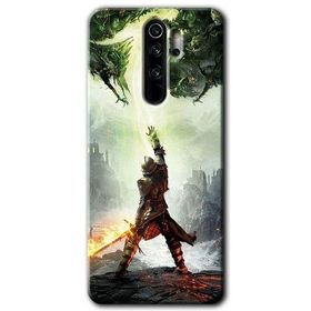 Xiaomi Redmi Note 8 Pro Dragon Hunter Baskılı Uyumlu Silikon Kılıf