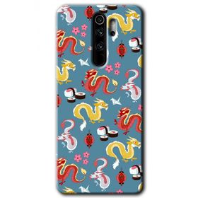 Xiaomi Redmi Note 8 Pro Funky Dragon Baskılı Uyumlu Silikon Kılıf