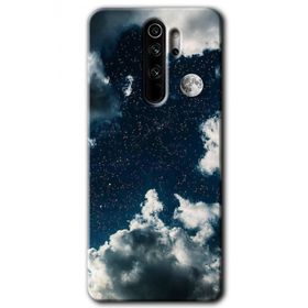 Xiaomi Redmi Note 8 Pro Gece Gökyüzü Baskılı Uyumlu Silikon Kılıf