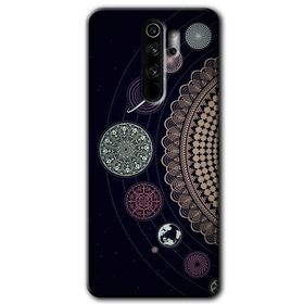 Xiaomi Redmi Note 8 Pro Gezegen Döngüsü Baskılı Uyumlu Silikon Kılıf
