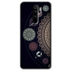 Xiaomi Redmi Note 8 Pro Gezegen Döngüsü Baskılı Uyumlu Silikon Kılıf