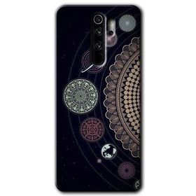 Xiaomi Redmi Note 8 Pro Gezegen Döngüsü Baskılı Uyumlu Silikon Kılıf