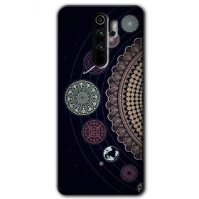 Xiaomi Redmi Note 8 Pro Gezegen Döngüsü Baskılı Uyumlu Silikon Kılıf