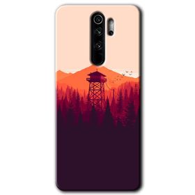 Xiaomi Redmi Note 8 Pro Gözlem Kulesi Baskılı Uyumlu Silikon Kılıf