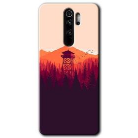 Xiaomi Redmi Note 8 Pro Gözlem Kulesi Baskılı Uyumlu Silikon Kılıf