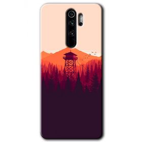 Xiaomi Redmi Note 8 Pro Gözlem Kulesi Baskılı Uyumlu Silikon Kılıf
