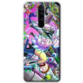 Xiaomi Redmi Note 8 Pro Graffiti Çizgi Film Baskılı Uyumlu Silikon Kılıf