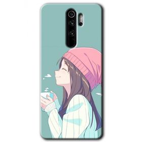 Xiaomi Redmi Note 8 Pro Happy Girl Baskılı Uyumlu Silikon Kılıf