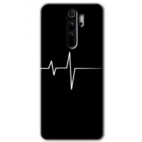 Xiaomi Redmi Note 8 Pro Heart Rytm Baskılı Uyumlu Silikon Kılıf