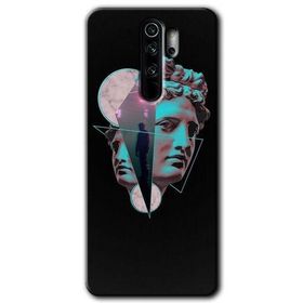 Xiaomi Redmi Note 8 Pro Heykel Baskılı Uyumlu Silikon Kılıf