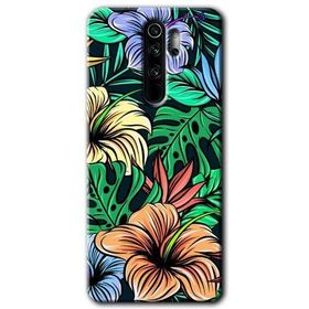 Xiaomi Redmi Note 8 Pro Hibiscus Flowers Baskılı Uyumlu Silikon Kılıf