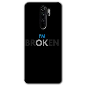 Xiaomi Redmi Note 8 Pro Im Broken Baskılı Uyumlu Silikon Kılıf