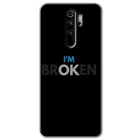 Xiaomi Redmi Note 8 Pro Im Broken Baskılı Uyumlu Silikon Kılıf