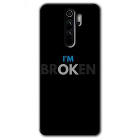 Xiaomi Redmi Note 8 Pro Im Broken Baskılı Uyumlu Silikon Kılıf
