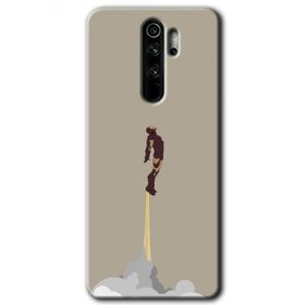 Xiaomi Redmi Note 8 Pro İronman Airport Baskılı Uyumlu Silikon Kılıf