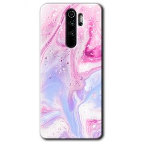 Xiaomi Redmi Note 8 Pro Kabarmış Leke Baskılı Uyumlu Silikon Kılıf