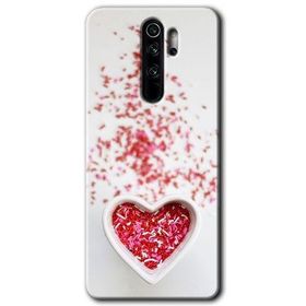 Xiaomi Redmi Note 8 Pro Kalpli Şekerleme Baskılı Uyumlu Silikon Kılıf