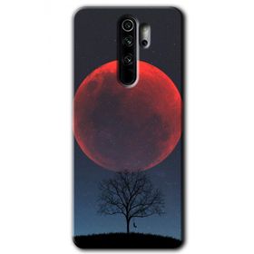 Xiaomi Redmi Note 8 Pro Kanlı Ay Baskılı Uyumlu Silikon Kılıf