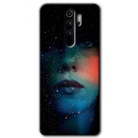 Xiaomi Redmi Note 8 Pro Karanlık Kadın Baskılı Uyumlu Silikon Kılıf