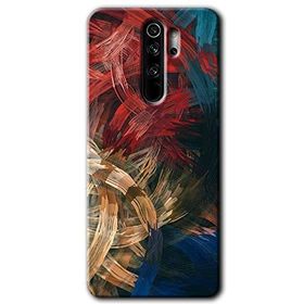 Xiaomi Redmi Note 8 Pro Karma Boyalar Baskılı Uyumlu Silikon Kılıf