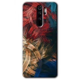 Xiaomi Redmi Note 8 Pro Karma Boyalar Baskılı Uyumlu Silikon Kılıf