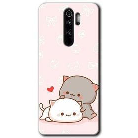 Xiaomi Redmi Note 8 Pro Kedi Aşkı Baskılı Uyumlu Silikon Kılıf