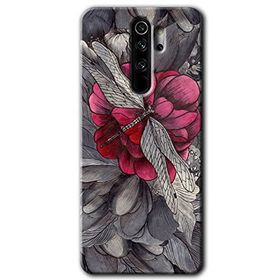 Xiaomi Redmi Note 8 Pro kelebek Ömrü Baskılı Uyumlu Silikon Kılıf