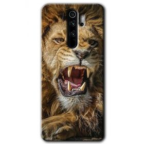 Xiaomi Redmi Note 8 Pro King Lion Baskılı Uyumlu Silikon Kılıf
