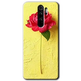 Xiaomi Redmi Note 8 Pro Kırmızı Gül Baskılı Uyumlu Silikon Kılıf