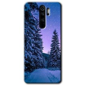 Xiaomi Redmi Note 8 Pro Kış Manzarası Baskılı Uyumlu Silikon Kılıf