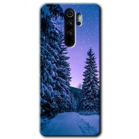 Xiaomi Redmi Note 8 Pro Kış Manzarası Baskılı Uyumlu Silikon Kılıf