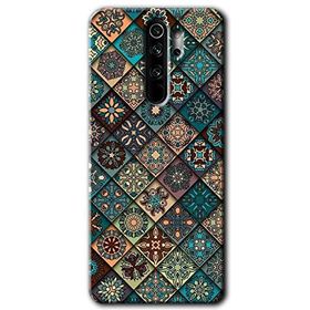 Xiaomi Redmi Note 8 Pro Mandala Desen Baskılı Uyumlu Silikon Kılıf