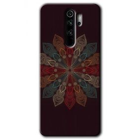 Xiaomi Redmi Note 8 Pro Mandala Flower Wal Baskılı Uyumlu Silikon Kılıf