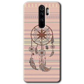 Xiaomi Redmi Note 8 Pro Mandala Retro Baskılı Uyumlu Silikon Kılıf