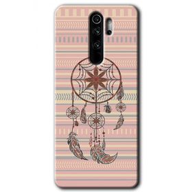 Xiaomi Redmi Note 8 Pro Mandala Retro Baskılı Uyumlu Silikon Kılıf