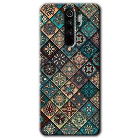 Xiaomi Redmi Note 8 Pro Mat Mandala Baskılı Uyumlu Silikon Kılıf