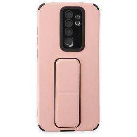Xiaomi Redmi Note 8 Pro Mega Standlı Silikon Pudra Kılıf