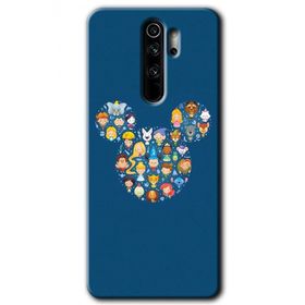 Xiaomi Redmi Note 8 Pro Mickey Baskılı Uyumlu Silikon Kılıf