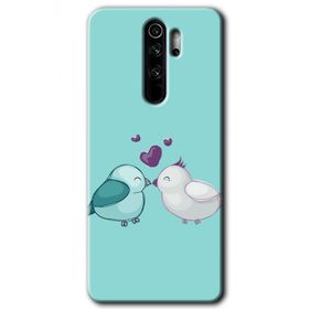 Xiaomi Redmi Note 8 Pro Mutlu Kuşlar Baskılı Uyumlu Silikon Kılıf