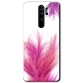 Xiaomi Redmi Note 8 Pro Pembe Tüy Baskılı Uyumlu Silikon Kılıf