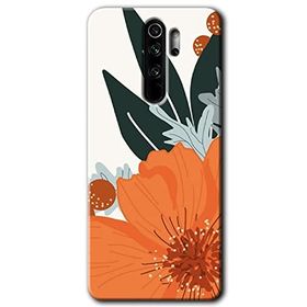 Xiaomi Redmi Note 8 Pro Portakal Çiçeği Baskılı Uyumlu Silikon Kılıf