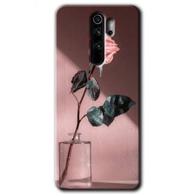 Xiaomi Redmi Note 8 Pro Retro Gül Baskılı Uyumlu Silikon Kılıf