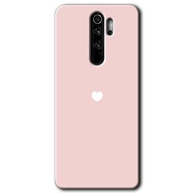 Xiaomi Redmi Note 8 Pro Sade Kalp Baskılı Uyumlu Silikon Kılıf